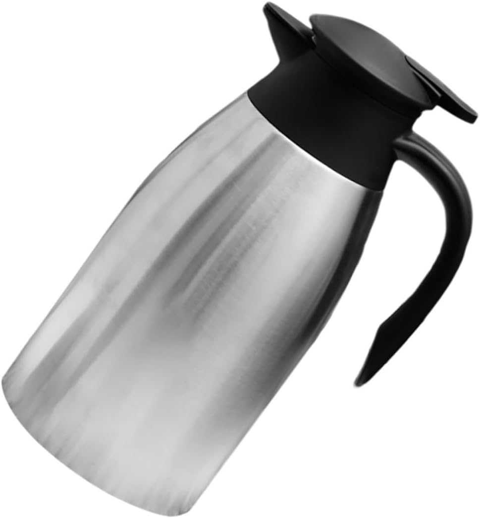 Stainless Steel Insulated Coffee Carafe Thermal Kettle Sealed Lid for Hot Water Beverages Material for Home Use