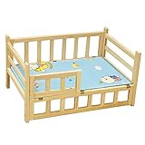 estructura cama alta conforama ✅ Material premium: marco de pino sólido (sin pintura) + cojín flocado