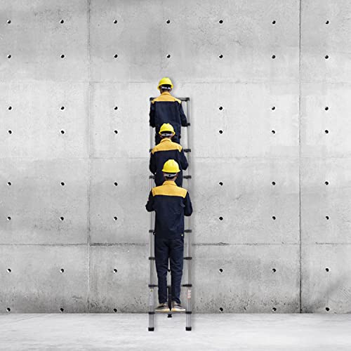 2.6M Telescopic Ladder 8.5FT Multi-Purpose Stainless Steel Telescoping Ladder Extendable Portable Loft Ladder with EN131 Standard Easy to Carry for Draw Wall Replace Bulb Clean Window Repair Roof 9 2.6M Telescopic Ladder 8.5FT Multi-Purpose Stainless Steel Telescoping Ladder Extendable Portable Loft Ladder with EN131 Standard Easy to Carry for Draw Wall Replace Bulb Clean Window Repair Roof - Image 9