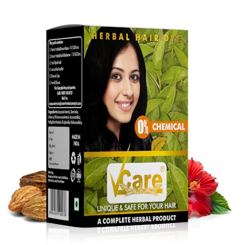 Polvo tinte natural VCare 60 g pack 5 unidades negro miniatura 2