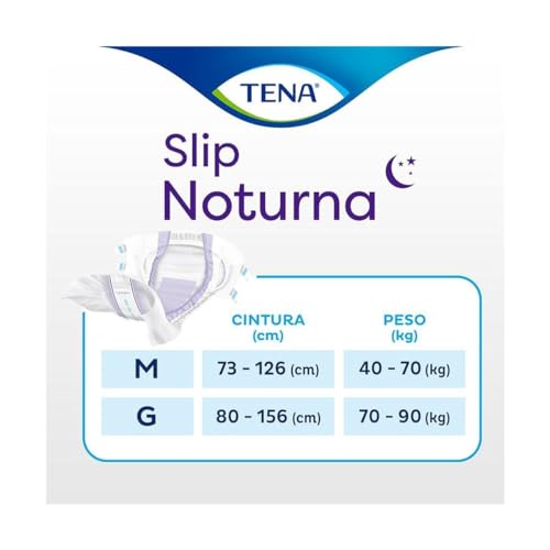 Tena Slip Noturna, Fralda Geriátrica para Incontinência Urinária, G - Leve 24 Pague 22 unidades