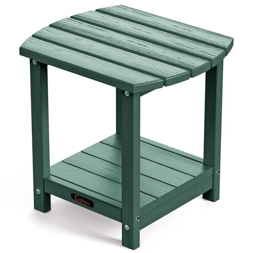 Ciokea Adirondack Outdoor Side Table,Green
