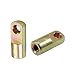 Bettomshin 2pcs Air Cylinder Rod Clevis End 28mm Length M6x1 Female Thread Y Connector