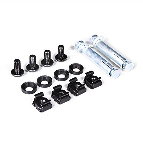 Rosewill 1U 19 Inch Steel Vertical Wall Mount Server Rack, Black  (Rsa-1Ubra002) #TOP6