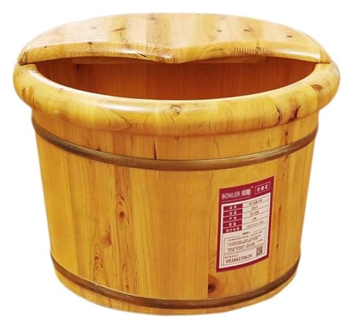 Tina de Madera Sólida para Pies