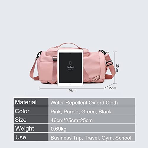 Image of polyester 25 cms Duffle Bag(Sports Travel Duffel Bags Pink)