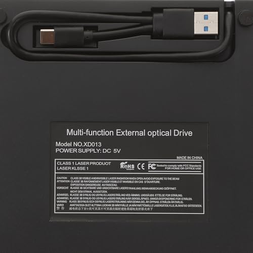 Unidad externa DVD y quemador USB DOITOOL portátil miniatura 4
