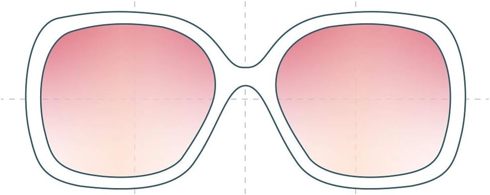 Sunglass Fix Replacement Sunglass Lenses Compatible for Oliver Peoples Kelton OV1112-S 62mm (Non-Polarized Diamond Rose Gradient Gold Flash Pair-SFx Diamond)