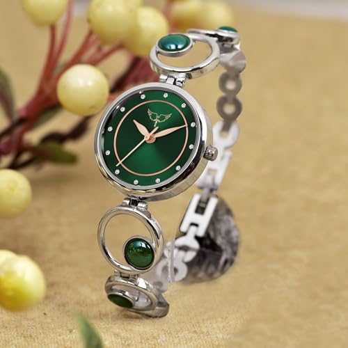 Image of WHITE BIRD Style Up Quartz Analog Mother of Pearl Metal Strap Watch for Women
