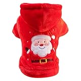 犬 服 クリスマス ペット服 パーカー 小型犬 中型犬 裏起毛 暖かい 冬 猫の服 クリスマス 仮装 保温 ふわふわ コスチューム コート ドッグウェア コスプレ 可愛い 洋服 着脱簡単 脱毛保護 柔らかい 寒さ対策 撮影 散歩