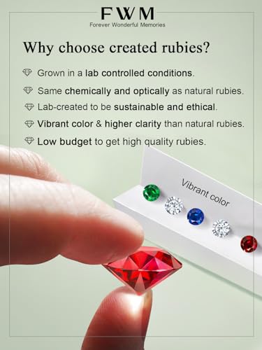 1.64 Carat Moissanite and Emerald/Sapphire/Ruby Flower Square Stud Earrings for Women, Solid 925 Sterling Silver, Anniversary Christmas Birthday Valentines Gift Wedding Earrings4