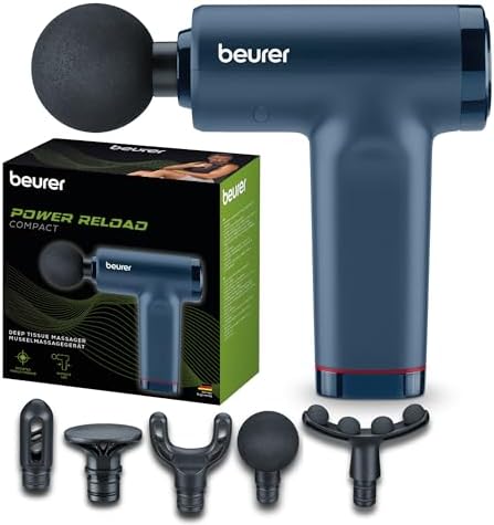 Beurer PowerReload Massage Gun, Trigger Point Massage for Relaxat...