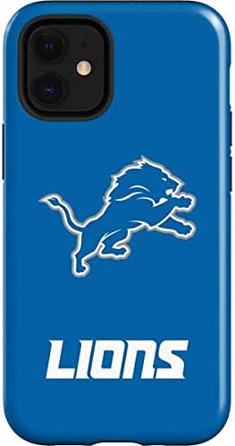 Skinit Impact Phone Case Compatible with iPhone 12 Mini - Officially Licensed NFL Detroit Lions Distressed Design