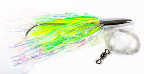 Boone Turbo Hammer Lure, Pearl Chart, 5 1/2-Inch