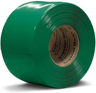 Bodenmarkierungsband - Extra Stark - Warnklebeband - Widersteht starkem Gabelstaplerverkehr - Industriequalität (Bodenmarkierungsband einfarbig, Grün, 100mm x 30m)
