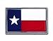 TX Texas State Flag Chrome Auto Emblem