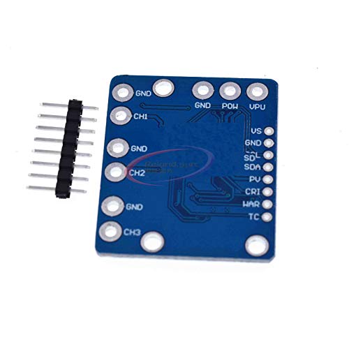 I2C Smbus Ina3221 Triple-Channel Shunt Current Power Supply Voltage Monitor Sensor Board Module Replace Ina219 With Pins #TOP2