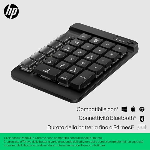 Tastierino Numerico Bluetooth Hp 430 Con Tasti Programmabili - 5