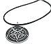 exoticdream Black Inverted Pentagram Samael Lilith Baphomet Satanic Sabbatic Goat Lucifer Wiccan Pewter Pendant + 18