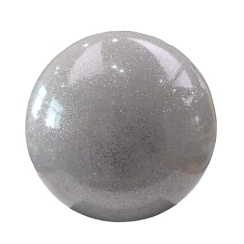 MERISHOPP Rhythmic Gymnastic Ball 15cm Dance Practice for Workout Competition Practice Silver