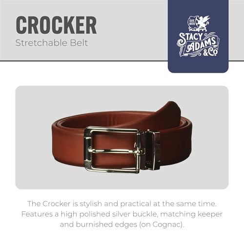 Stacy Adams Men's Crocker Stretchable Belt2
