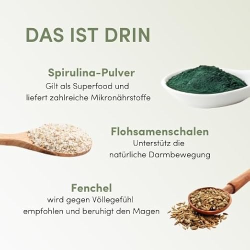 SHAPE REPUBLIC Super Greens Pulver 210g - Belly Greens - Spirulina & Akazienfaser - 100% pflanzlich & natürlich – Bild 3