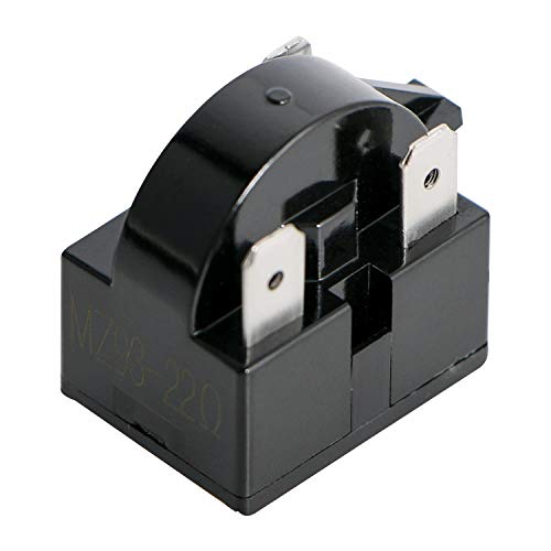 Aopin 3 Pin 22 Ohm Refrigerator Ptc Starter/Start Relay Compressor Starter Relay Replacement Part For Car Refrigerator, Portable Freezer, Beverage&Wine&Beer Cooler, Air-Conditioning Compressor 1 Pcs #TOP27
