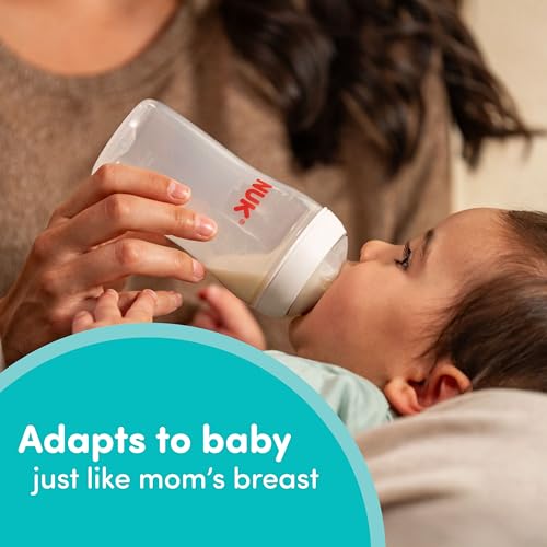 Image of NUK Perfect Match, Flow Control, Soft Silicone Nipple with Anti-Colic Vent, 2 Pack, BPA Free
