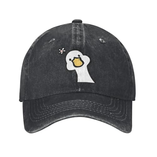 Casquette de baseball oie blanche avec imprimé fleuri mode été
