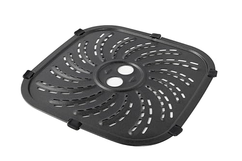 Russell Hobbs Grillplatte inkl. Gummifüße für Heißluftfritteuse [für SatisFry Airfryer 8l 27170-56] für knusprig-krosse Ergebnisse, spülmaschinengeeignet, Ersatzteil, Zubehör N700640