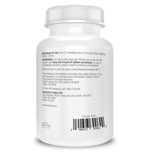 Vetality Canine Aspirin for Dogs | Fast Pain Relief | Large to X-Large Dogs | Liver Flavor | 120 Chewable Tablets - Thumbnail 2