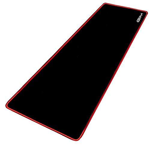 GIM Large Gaming Mouse Pad Mouse Mat 780 x 300 x 3mm, Extended Mousepad with Non-Slip Rubber Base Thick Gaming Mouse Mat Waterproof Wide Long Anti-Fray Stitched Edges for Keyboard, PC