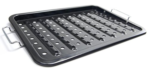 Grillpro 97122 Porcelain Grill Topper, 11 By 16, Black #TOP19