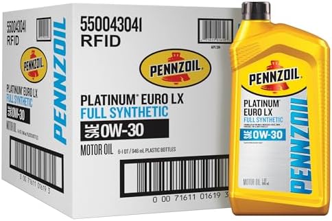 Pennzoil Platinum Euro LX Full Synthetic 0W-30 Motor Oil, 1 Quart...