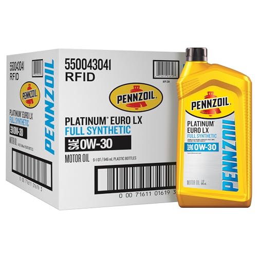 Pennzoil Platinum Euro LX Full Synthetic 0W-30 Motor Oil, 1