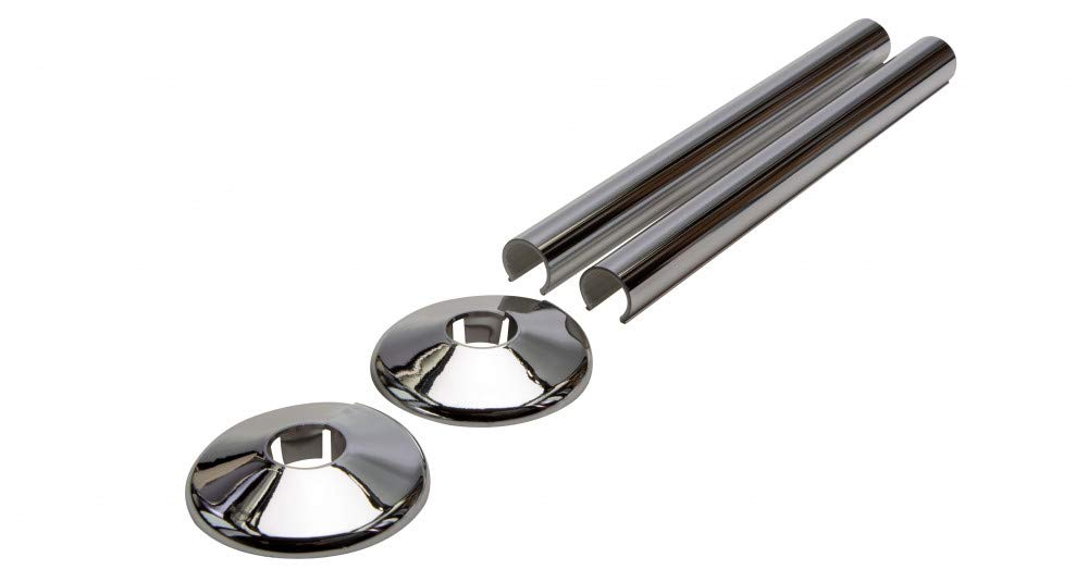 Companyblue Chrome 200Mm Talon Snappit For Towel Rail Radiators Pipe Covers And Collars (Chrome 200Mm)