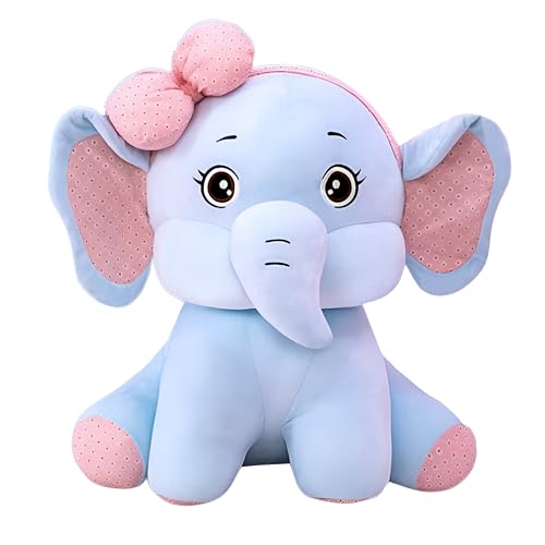 Image of Storescent Soft Toys for Kids - Stuffed Animal Plush Soft Toy for Boys & Girls | Plushie Toy Light Blue Elephant