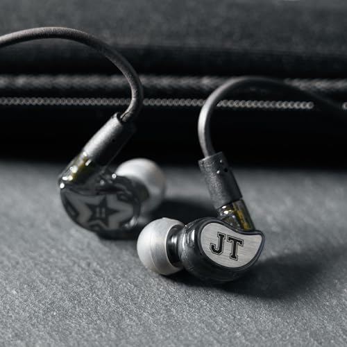 Image of MEE audio Personalized M6 PRO in Ear Monitor Headphones for Musicians w /Engraved Metal Faceplates: Choose an Artwork and /or Add Custom Text, Noise Isolating Professional Earbuds w /Replaceable Cables