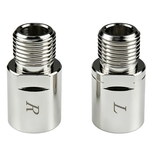 Kasteco 1 Pairs Bike Pedal Extenders, Fit 9/16 in Spindle