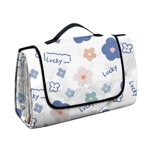 Strandpicknickfilt, vattentät picknickfilt | utomhus picknickfilt, bärbar campingmatta, vattentät tvättbar hopfällbar madrass, lägerkull för kvinnor