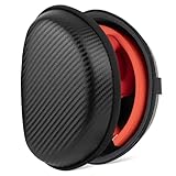 Geekria Shield Headphones Case Compatible with Beats Solo 4/3/2/Pro, Replacement Hard Shell Travel Carrying Bag with Cable Storage (Black)