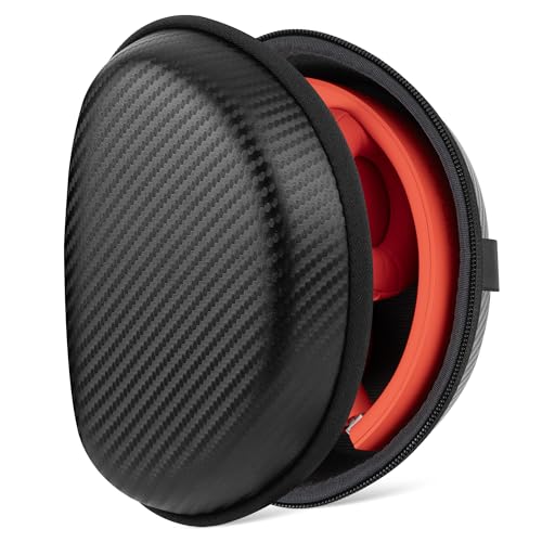 Funda para Auriculares Geekria Shield Compatible con Beats Solo 4/3/2/Pro, Bolsa de Viaje rígida de Repuesto con Almacenamiento de Cable (Negro)