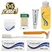 Moda West 96 Kits - Bulk Case of Wholesale Basic Toiletry Bathroom Kits for Men, Women, Travel & Charity, Shampoo, Toothpaste, Deodorant & More, Perfect for Homeless Shelters & Airbnb Donation