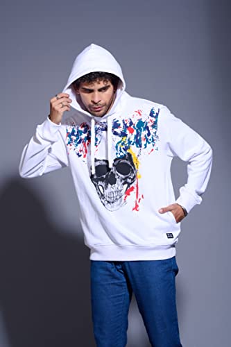 Image of Go Devil Regular Fit 100% Cotton Full Sleeves Winter Wear Stylish Trendy Printed Hoodies Sweatshirt for Men /Boys with Pockets for Everyday Use