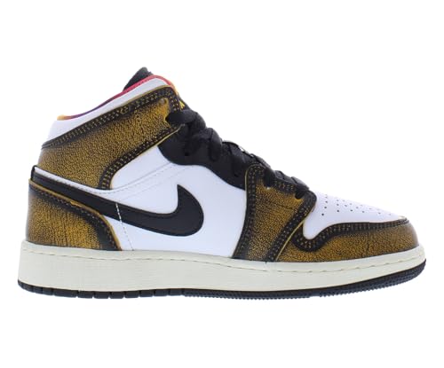 Image of Nike Boys' Air Jordan 1 Mid GS Sneakers