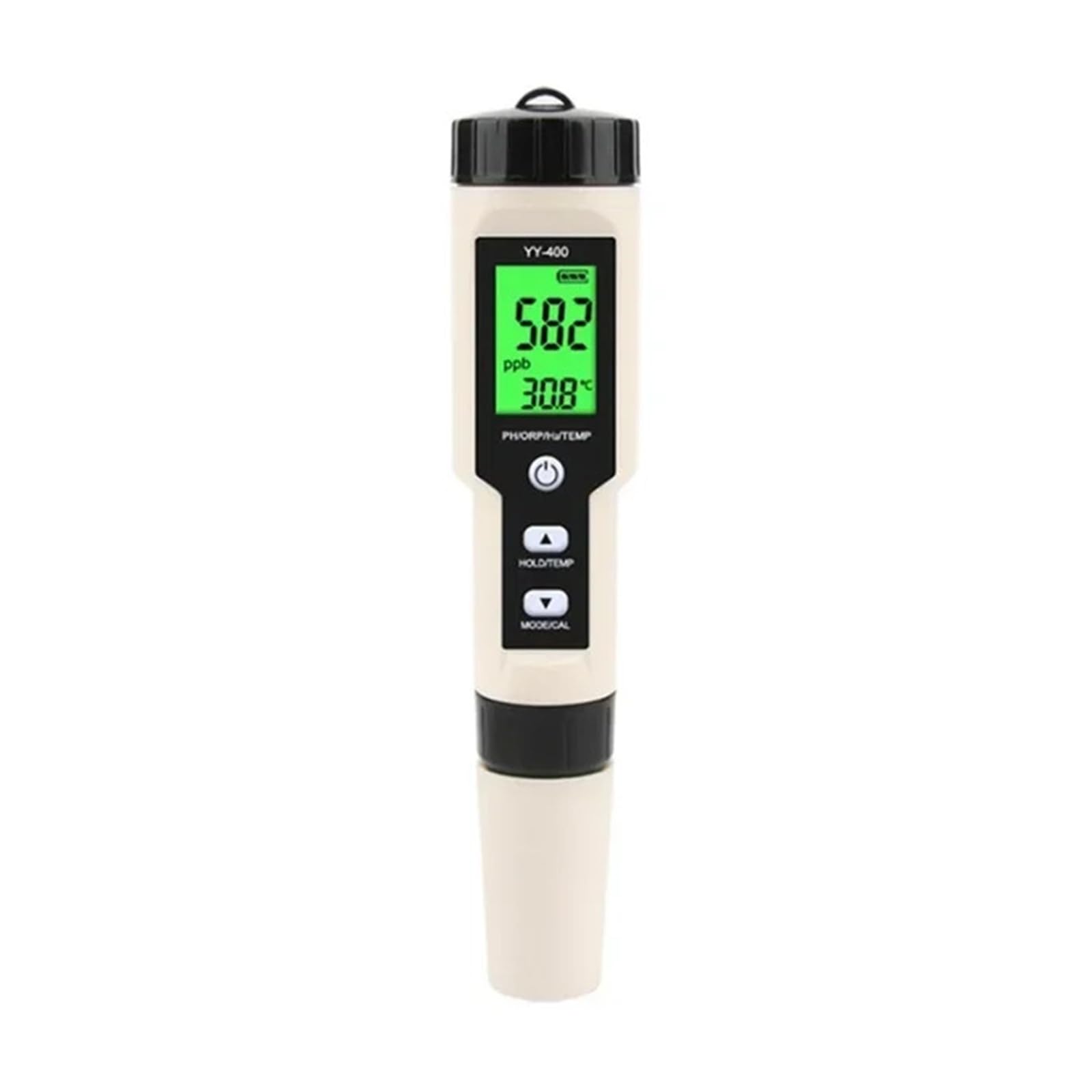 Kongmm One Color Digital Water Tester, Yy-400 Hydrogen Concentration Water Quality Test Pen Ph/Orp/H2 Tem 4In1 Digital Water Meter