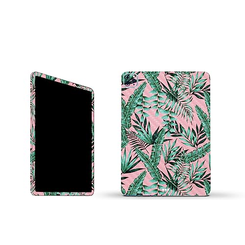 Image of MightySkins Carbon Fiber Skin Compatible with Apple iPad Pro 11 inch M2 4th Gen (2022) Full Wrap Kit - Two Tone Tropical | Protective, Durable Textured Carbon Fiber Finish | Made in The USA