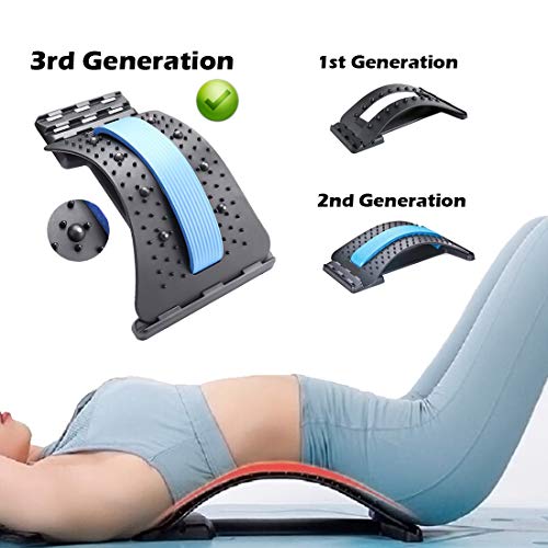 Elasticidade nas costas, suporte lombar, 3 níveis ajustável, massageador nas costas, corretor de pos