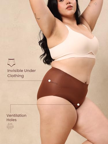 Image of Krvvy All-Day Control Tummy Tucker Shaper for Women | Seamless High-Waist Shapewear with Targeted Belly Fat Compression | Super Stretch Fabric | Lightweight,Odourless & Comfort for Upto 12 Hrs
