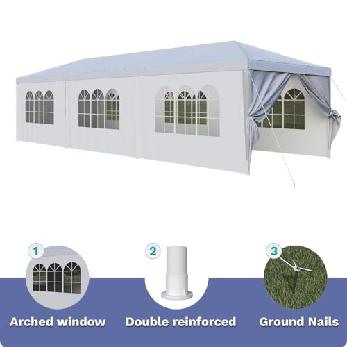 Devoko 10x30FT Wedding Tent